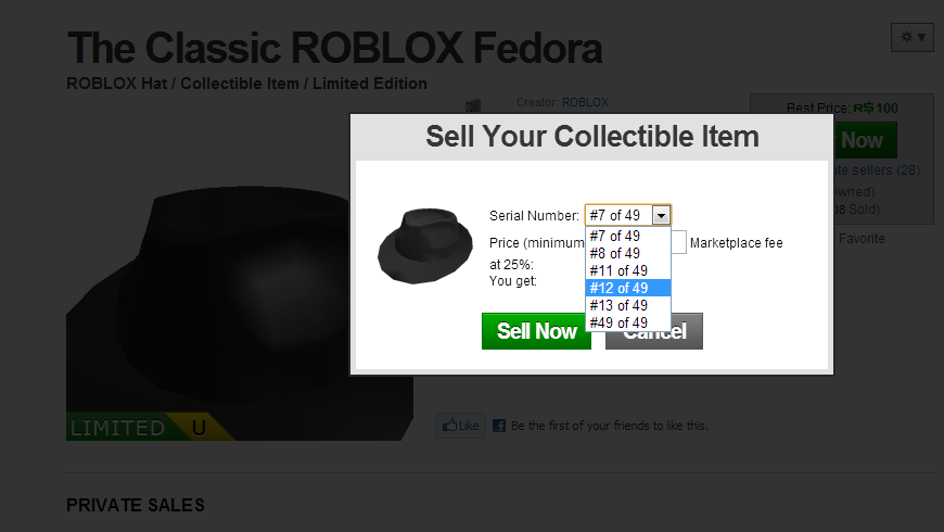 How to Sell Your Items on Roblox