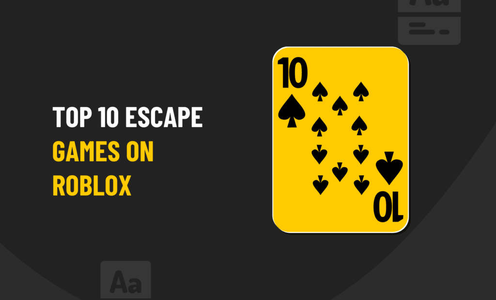 Top 10 Escape Games on Roblox