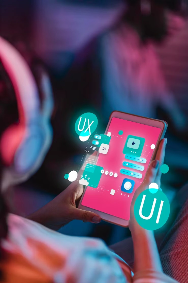 Game development agency in UAE showcasing UI and UX design concepts