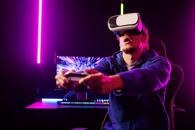 Unreal Engine Game Development Agency creating VR gameplay with immersive controls