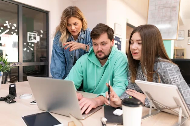 Mobile Game Development Agency France Developers finalizing UI design at a Mobile Game Development Agency in France for launch-ready game