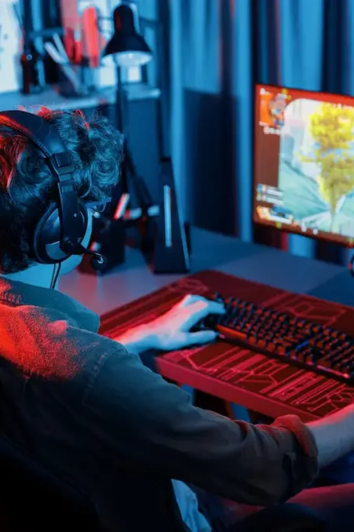 Indie Game Marketing visual showing developers promoting a new game