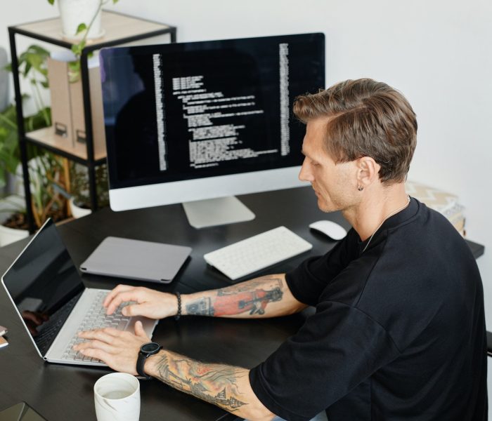 Developer deploying real-time tactics game software