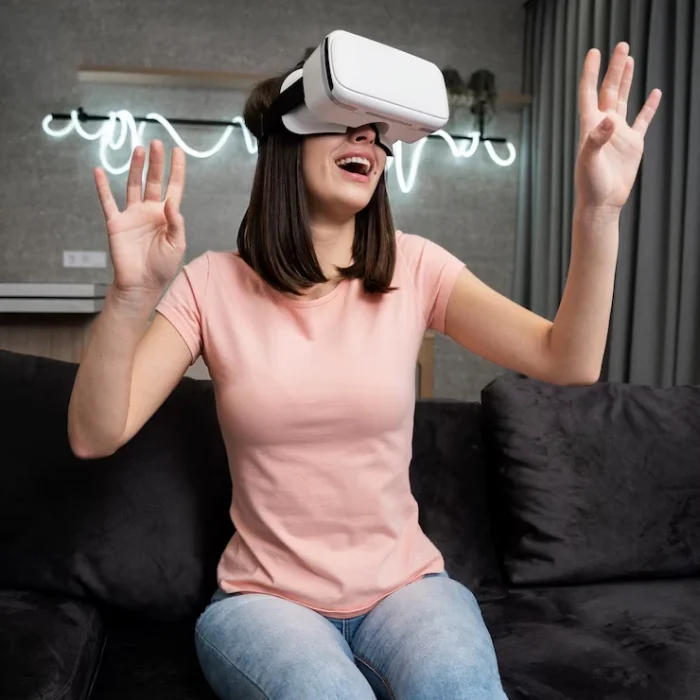 Engaged player experiencing content from VR Game Development Agency